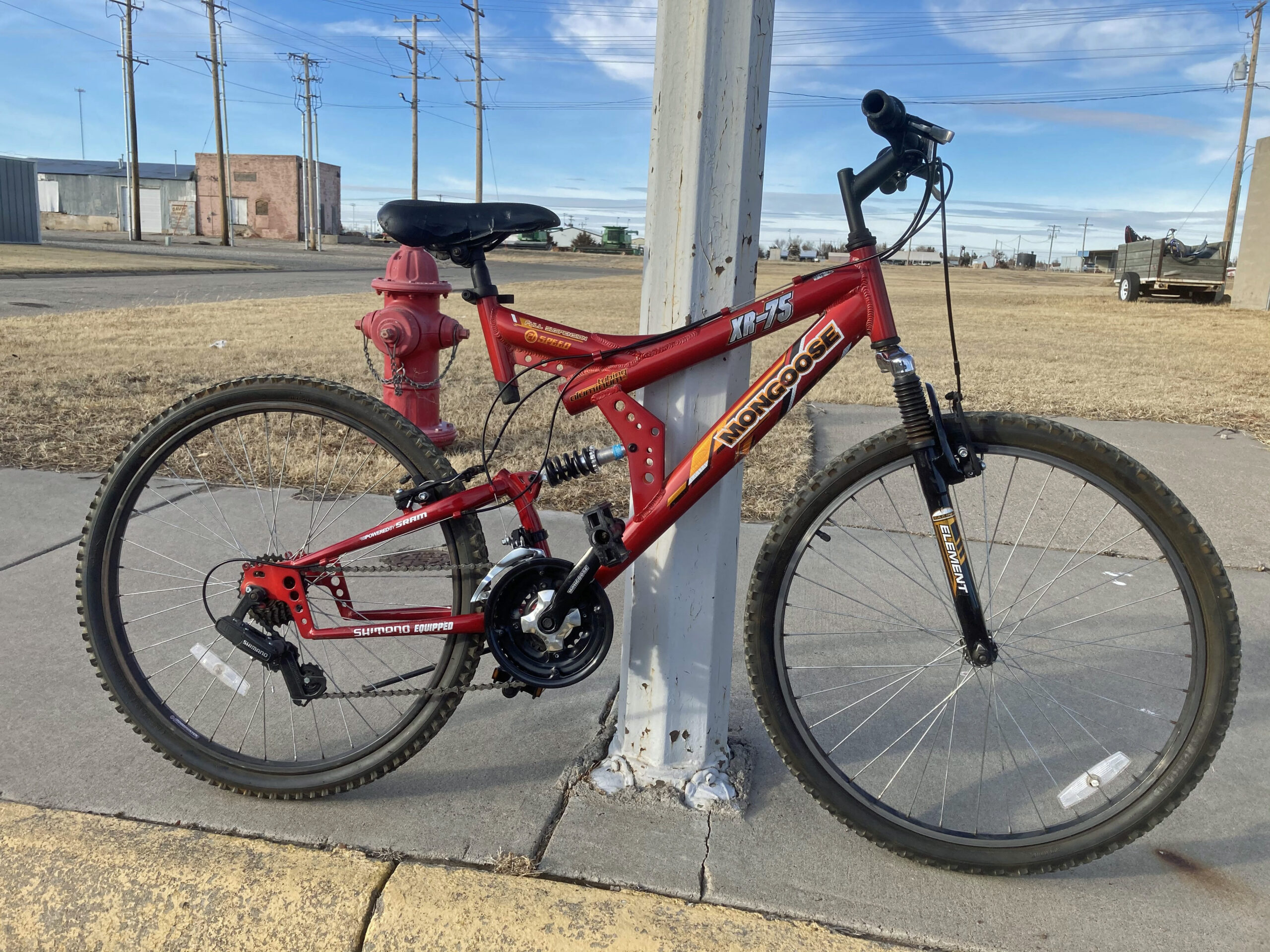 Mongoose XR-75 26″ deep red | Bret's Bike